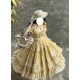 Moonlight Amber Sunflowers Cutsew JSK and One Piece(Reservation/Full Payment Without Shipping)